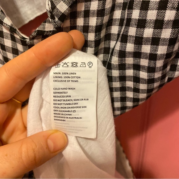 Bardot Jamie Cut Out Dress in Black Gingham - Picture 5 of 7